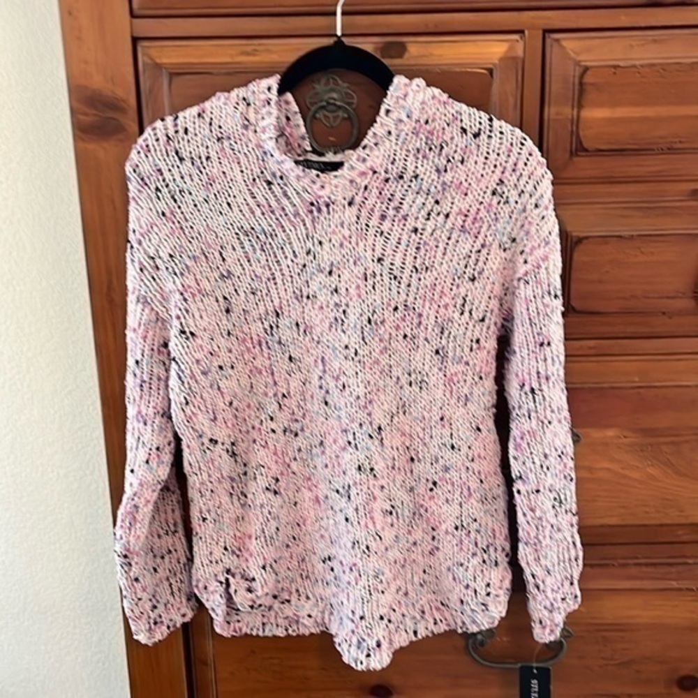 Studio By JPR Pink And Blue Sweater Size XS NWT